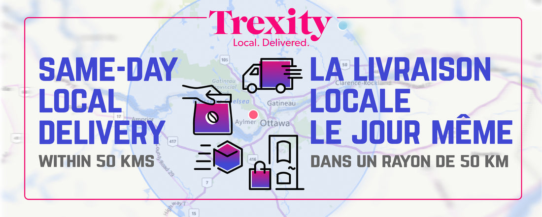 La livraison locale le jour même