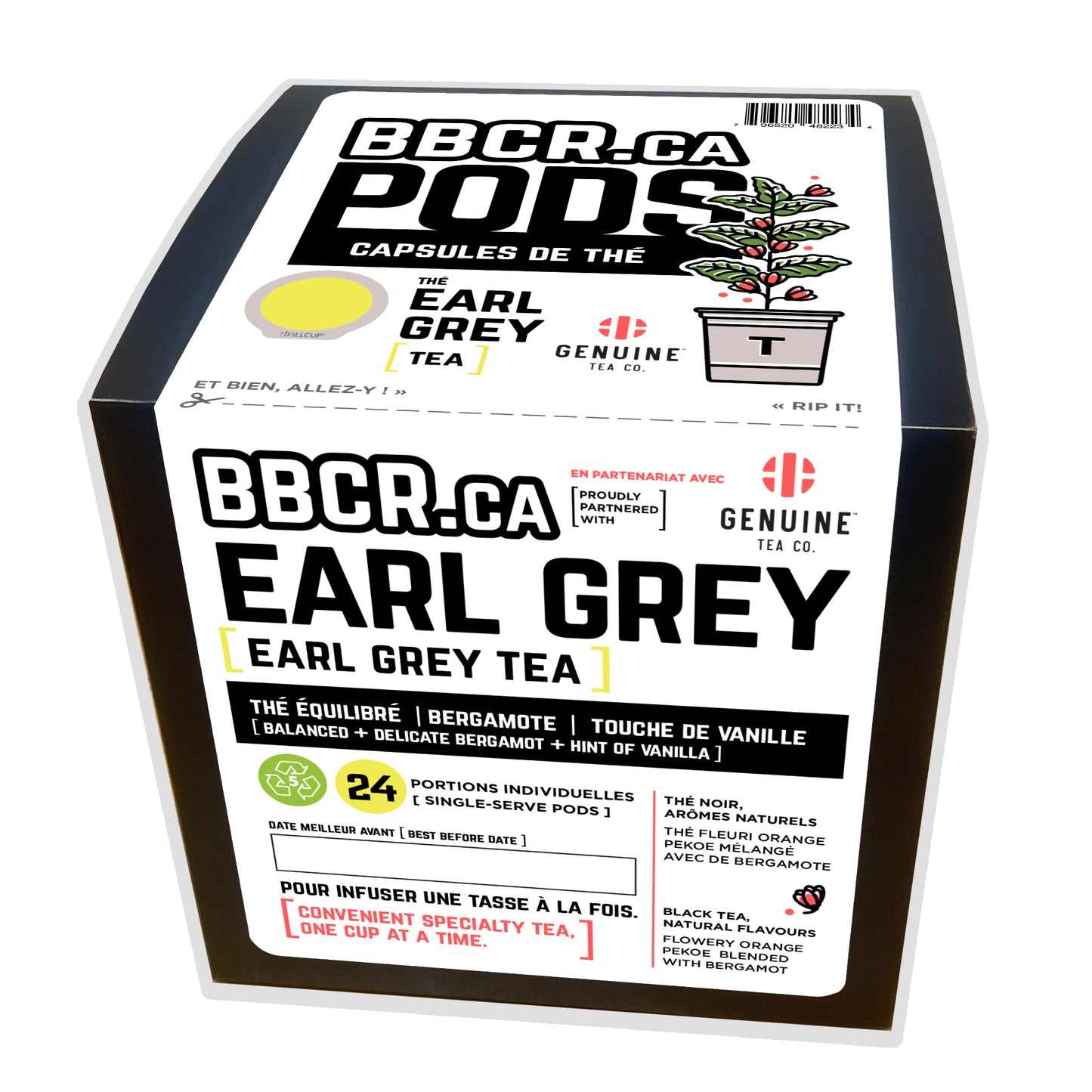 BBCR.ca / Earl Grey Tea PODS / Capsules de thé : Earl Grey
