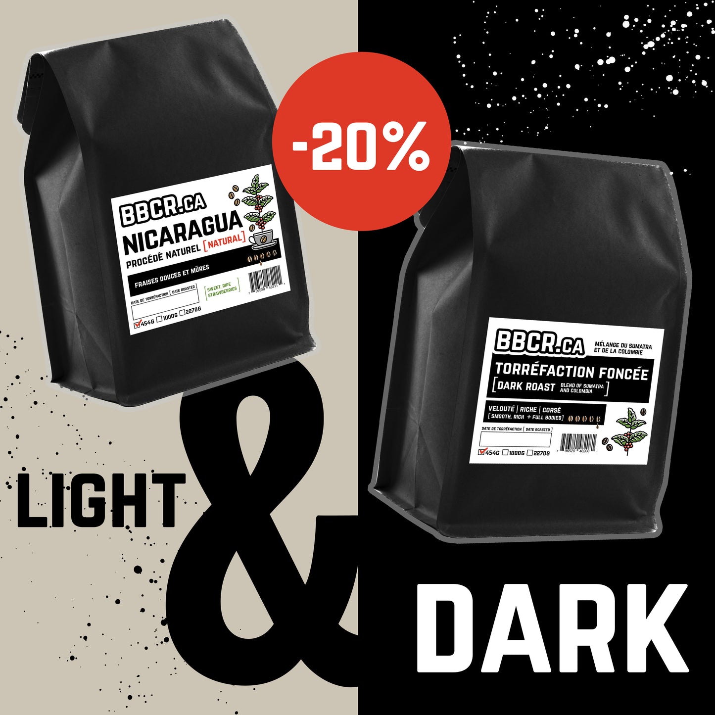 Light & Dark Coffee Combo for Star Wars Day