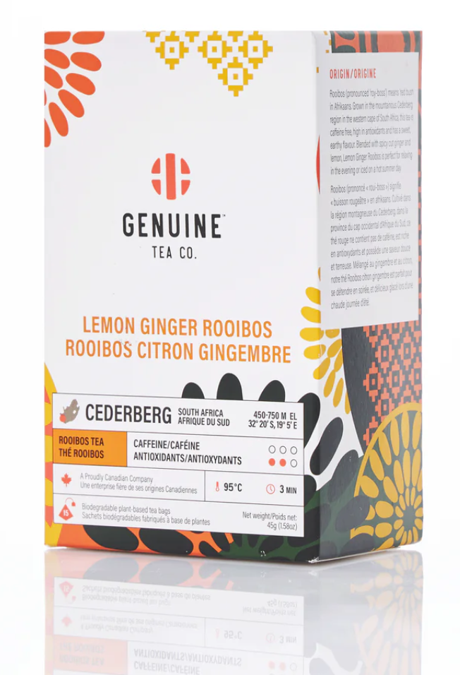 Lemon Ginger Rooibos Herbal Tea