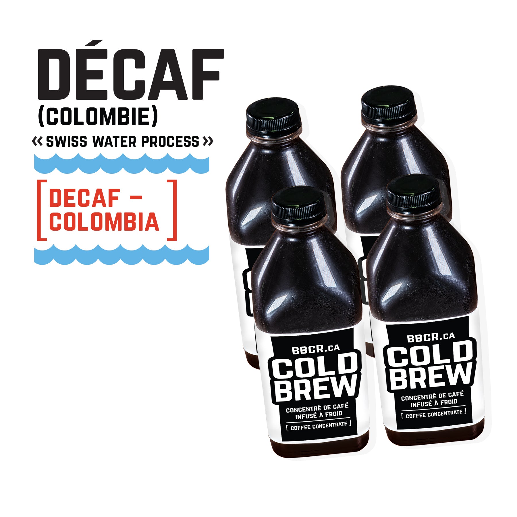 COLD BREW DECAF - Concentré de café infusé à froid | Coffee Concentrate - 4L