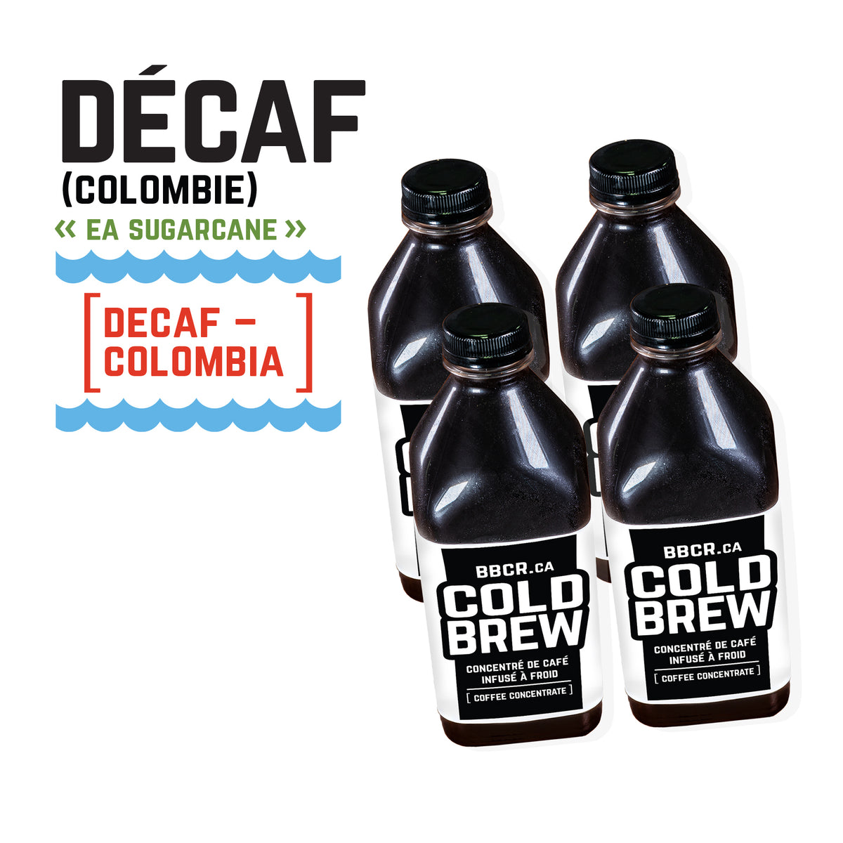 COLD BREW DECAF - Concentré de café infusé à froid | Coffee Concentrate - 4L