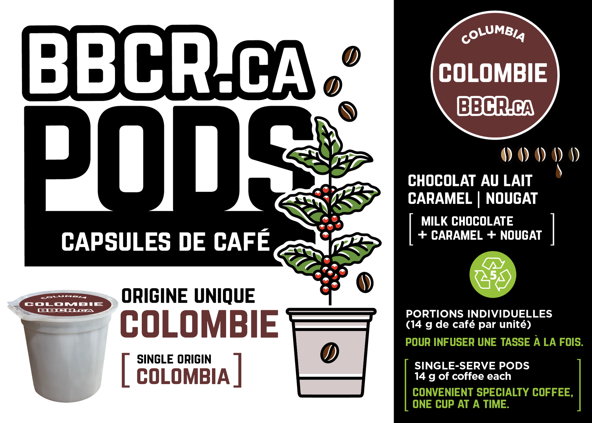 BBCR.ca / Colombia PODS / Capsules de café : la Colombie