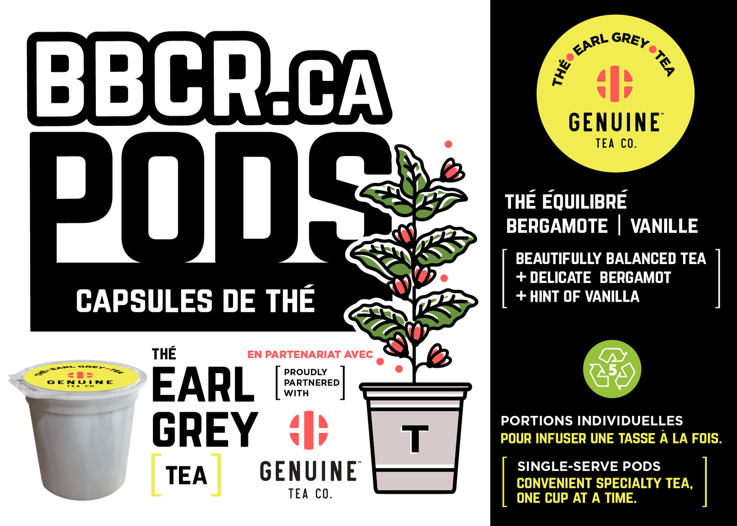 BBCR.ca / Earl Grey Tea PODS / Capsules de thé : Earl Grey 