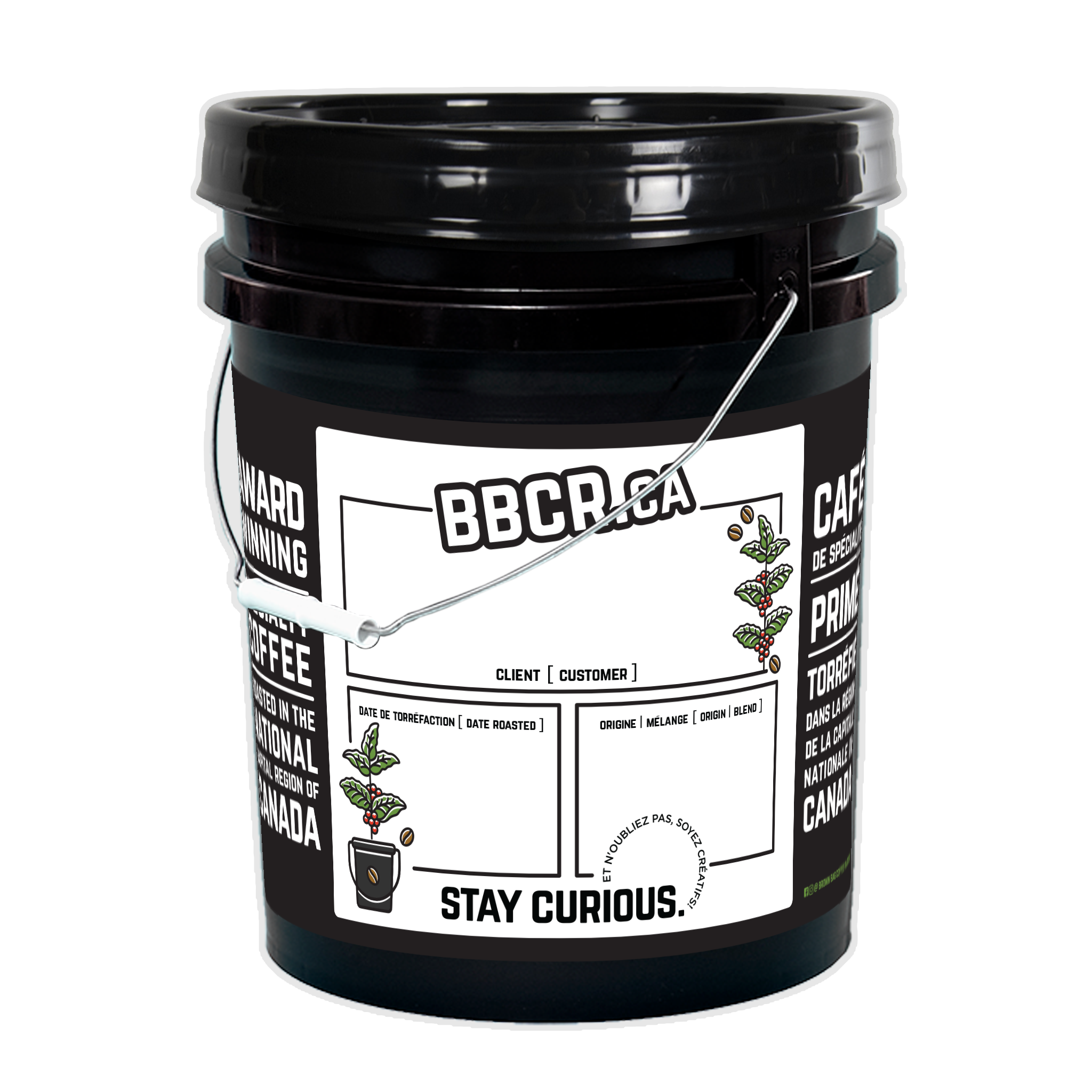 Bac à grains de BBCR – Brown Bag Coffee Roasters