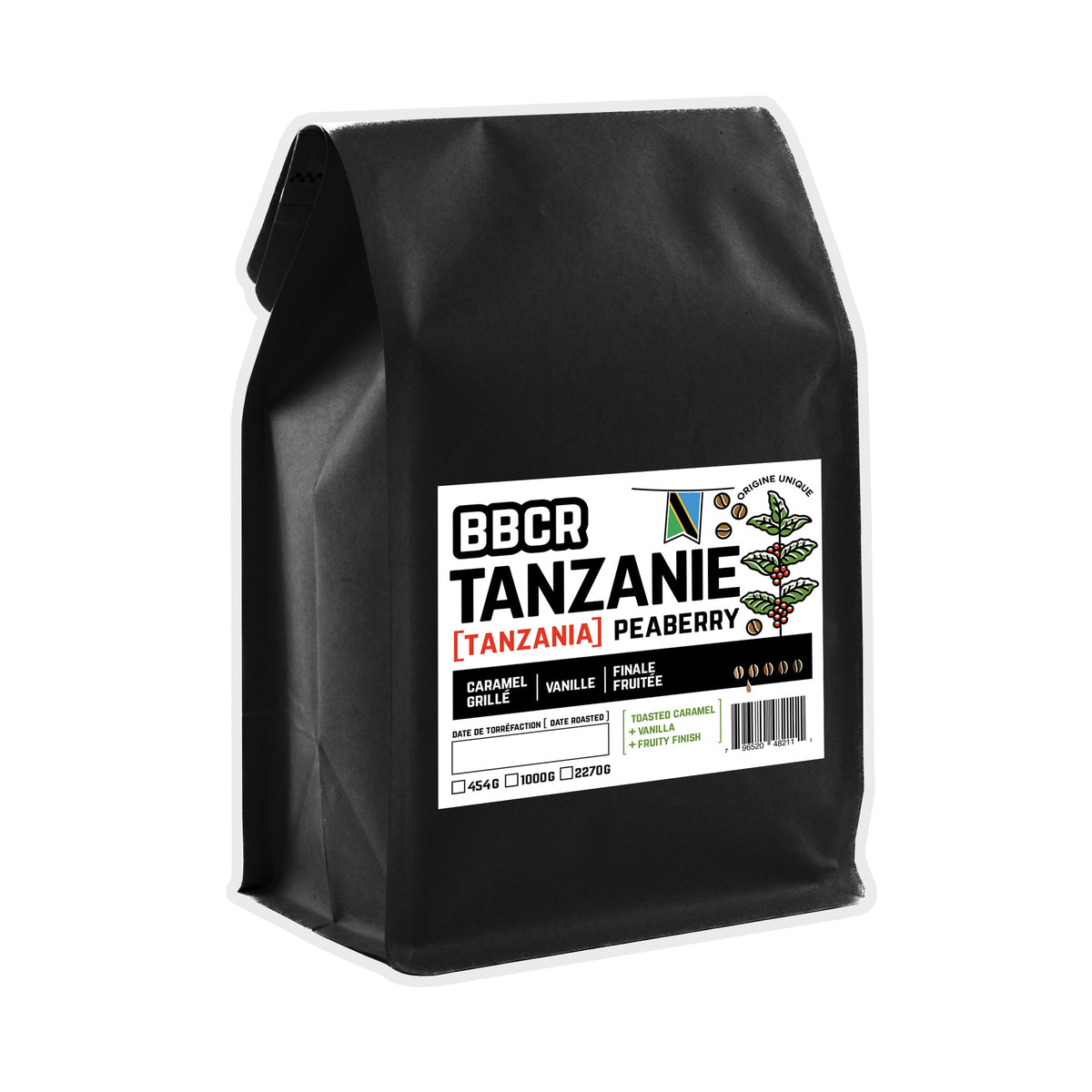 BBCR Tanzanie peaberry / BBCR Tanzania Peaberry