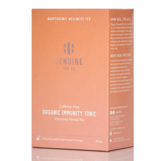 Sachets de thé pyramidaux toniques pour l'immunité bio