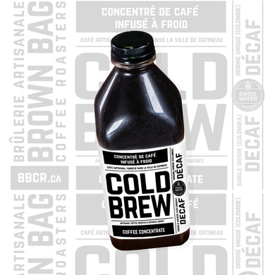 COLD BREW DECAF - Concentré de café infusé à froid | Coffee Concentrate