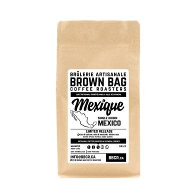 La Brûlerie artisanale Brown Bag - Mexique - origine unique - disponibilité limitée - 454g