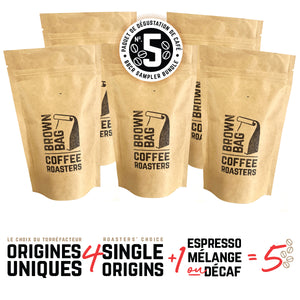 No.5 BBCR sampler bundle | Le no.5 paquet de dégustation de café