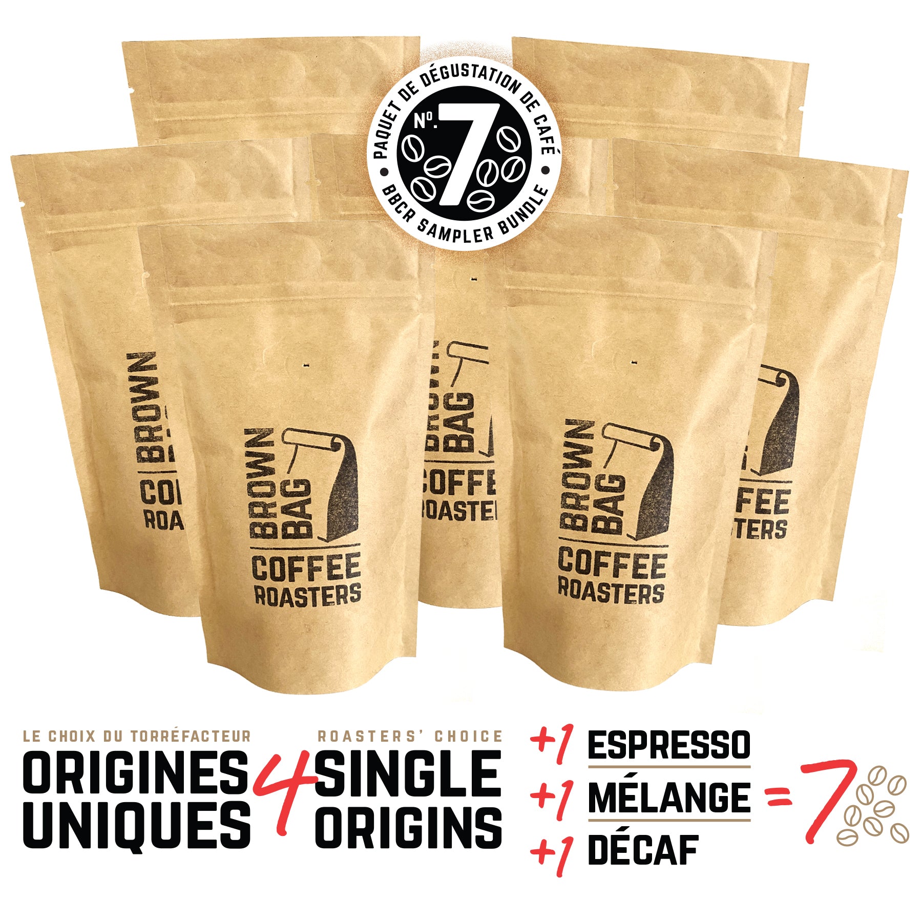 No.7 BBCR sampler bundle | Le no.7 paquet de dégustation de café